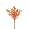 Lot de 12 - Bouquet artificiel de prunus X4, 59 cm - orange rouille 