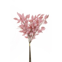 Lot de 12 - Bouquet artificiel de prunus X4, 59 cm - rose mauve 