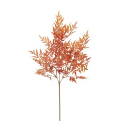 Lot de 36 - Tige artificielle de nandina X3, 75 cm - orange 