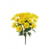 Lot de 12 - Buisson artificiel de marguerites X5, 55 cm - jaune 