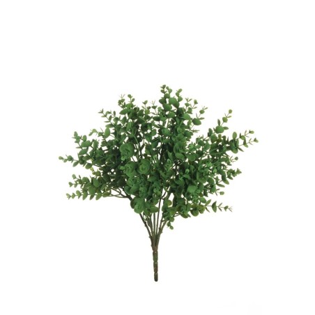 Lot de 24 - Buisson artificiel d'eucalyptus X7, 42 cm - vert 