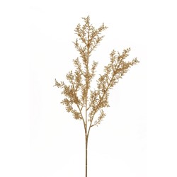 Lot de 24 - Tige artificielle de rue métallisée X3, 77 cm - or 