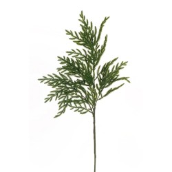 Lot de 12 - Tige artificielle de pin larix, 88 cm - vert foncé 