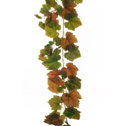 Lot de 12 - Guirlande artificielle de raisin, 180 cm - automne mix 
