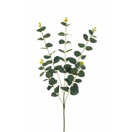 Lot de 36 - Tige artificielle d'eucalyptus X5, 65 cm - vert gris 