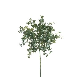 Lot de 12 - Mini branche artificielle de vigne américaine métallisée, 59 cm - platine 