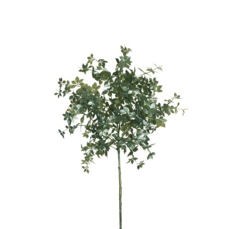 Lot de 12 - Mini branche artificielle de vigne américaine métallisée, 59 cm - platine 