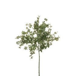 Lot de 12 - Mini branche artificielle de vigne américaine métallisée, 59 cm - vert clair 