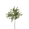 Lot de 12 - Mini branche artificielle de vigne américaine métallisée, 59 cm - vert clair 