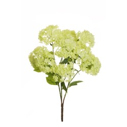 Lot de 12 - Buisson artificiel de boule-de-neige X3, 47 cm - vert clair 