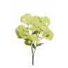 Lot de 12 - Buisson artificiel de boule-de-neige X3, 47 cm - vert clair 