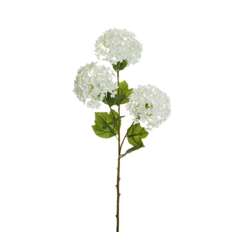 Lot de 24 - Tige artificielle de boule-de-neige X3, 62 cm - blanc 