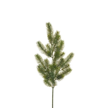 Lot de 12 - Tige artificielle de pin toucher doux X28, 65 cm - vert 