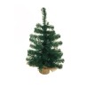 Lot de 24 - Sapin de Noël artificiel sur base toile de jute, 60 cm - vert 
