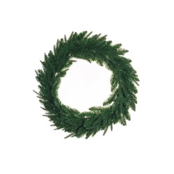 Lot de 4 - Couronne artificielle de pin, D. 80 cm - vert 