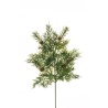 Lot de 24 - Tige artificielle de pin mixte avec pommes de pin, 51 cm - vert 