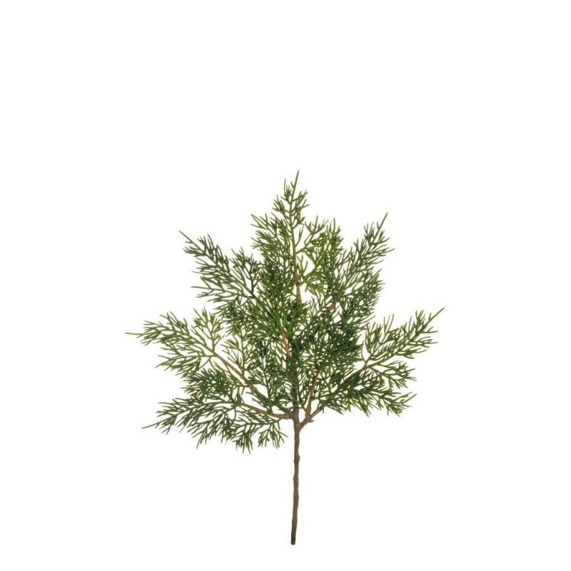Lot de 24 - Tige artificielle de pin cèdre, 41 cm - vert 