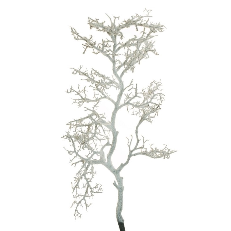 Lot de 6 - Branche géante artificielle de manzanita enneigée, 115 cm - blanc marron 