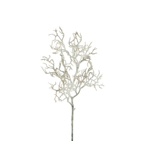 Lot de 12 - Petite branche artificielle de manzanita enneigée, 64 cm - blanc marron 