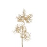 Lot de 12 - Petite branche artificielle de manzanita métallisée, 64 cm - or 