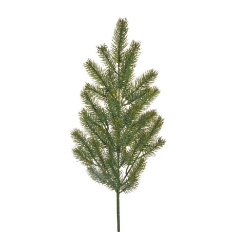 Lot de 12 - Tige artificielle de pin toucher doux X37, 76 cm - vert 