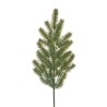 Lot de 12 - Tige artificielle de pin toucher doux X37, 76 cm - vert 