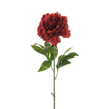 Lot de 24 - Pivoine artificielle, 76 cm - rouge 