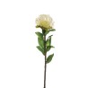 Lot de 24 - Tige artificielle de cordifolium X9, 72 cm - crème jaune clair 
