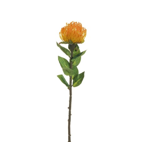 Lot de 24 - Tige artificielle de cordifolium X9, 72 cm - orange clair jaune 