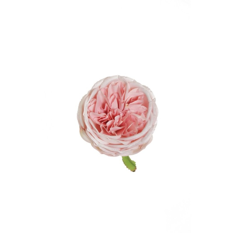 Lot de 384 - Tête artificielle de rose Austin, D. 10 cm - rose 