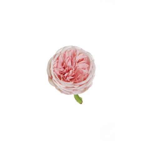 Lot de 384 - Tête artificielle de rose Austin, D. 10 cm - rose 