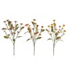 Lot de 24 - Tige artificielle de chardons X7, 73 cm - rose orange jaune 