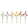 Lot de 36 - Tige artificielle de mini œillets, 68 cm - jaune orange rouge blanc crème fuchsia 