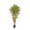 Lot de 2 - Plante artificielle de dracaena reflex en pot, 180 cm - panaché 