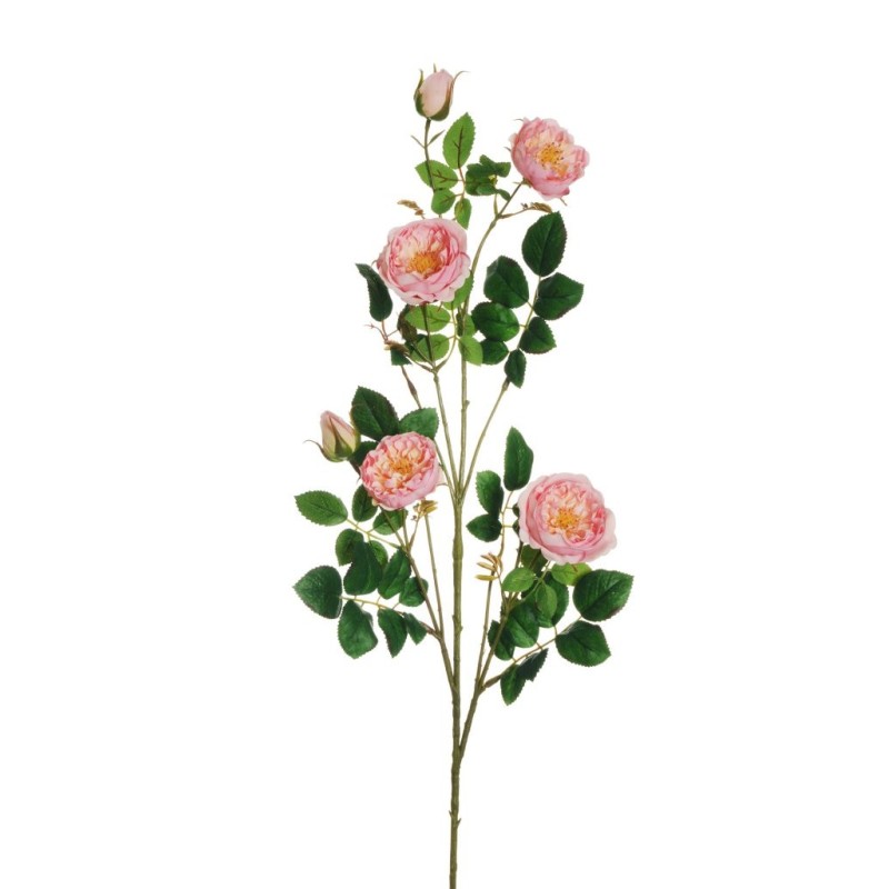 Lot de 12 - Tige artificielle de rose Margot, 95 cm - rose 