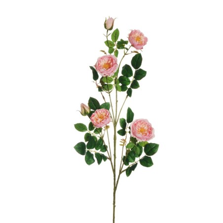 Lot de 12 - Tige artificielle de rose Margot, 95 cm - rose 