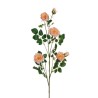 Lot de 12 - Tige artificielle de rose Margot, 95 cm - saumon clair 
