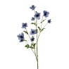 Lot de 12 - Longue tige artificielle d'anémone X10 floquée, 111 cm - lavande 