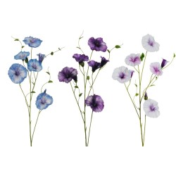 Lot de 24 - Longue tige artificielle de pétunia, 107 cm - lilas bleu violet 