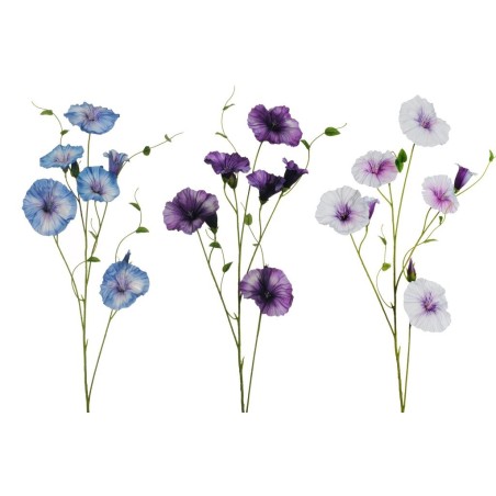 Lot de 24 - Longue tige artificielle de pétunia, 107 cm - lilas bleu violet 