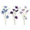 Lot de 24 - Longue tige artificielle de pétunia, 107 cm - lilas bleu violet 