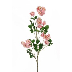 Lot de 12 - Tige artificielle de rose dogwood, 97 cm - rose 