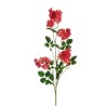 Lot de 12 - Tige artificielle de rose dogwood, 97 cm - rose vif 