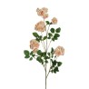 Lot de 12 - Tige artificielle de rose dogwood, 97 cm - saumon clair 