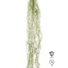 Lot de 36 - Buisson suspendu artificiel de tillandsia anti-UV ignifugé X6, 140 cm - vert gris 