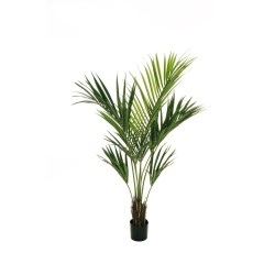 Lot de 2 - Palmier artificiel kentia en pot, 180 cm - vert 