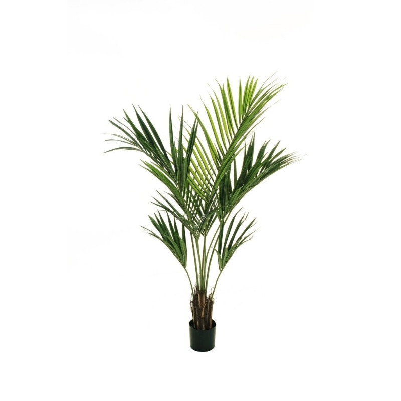 Lot de 2 - Palmier artificiel kentia en pot, 180 cm - vert 