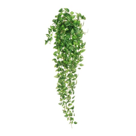 Lot de 6 - Buisson suspendu artificiel de miseria X18, 89 cm - vert crème 