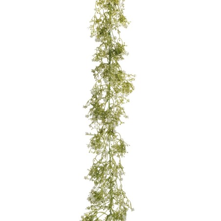 Lot de 6 - Guirlande artificielle de gypsophile, 180 cm - blanc 