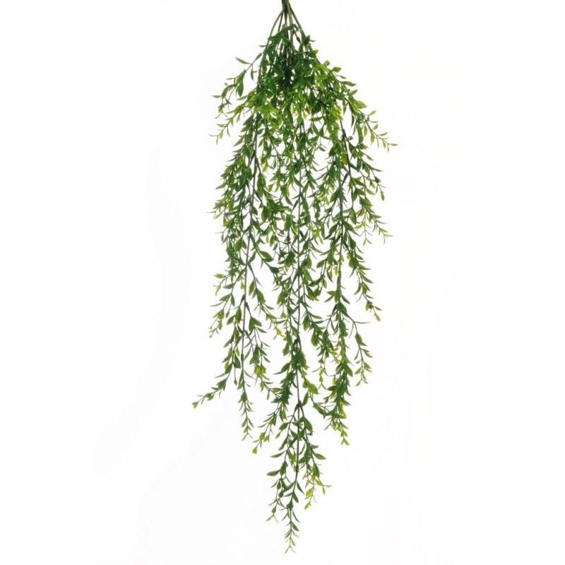 Lot de 12 - Buisson suspendu artificiel de ruscus sauvage X9, 78 cm - vert 